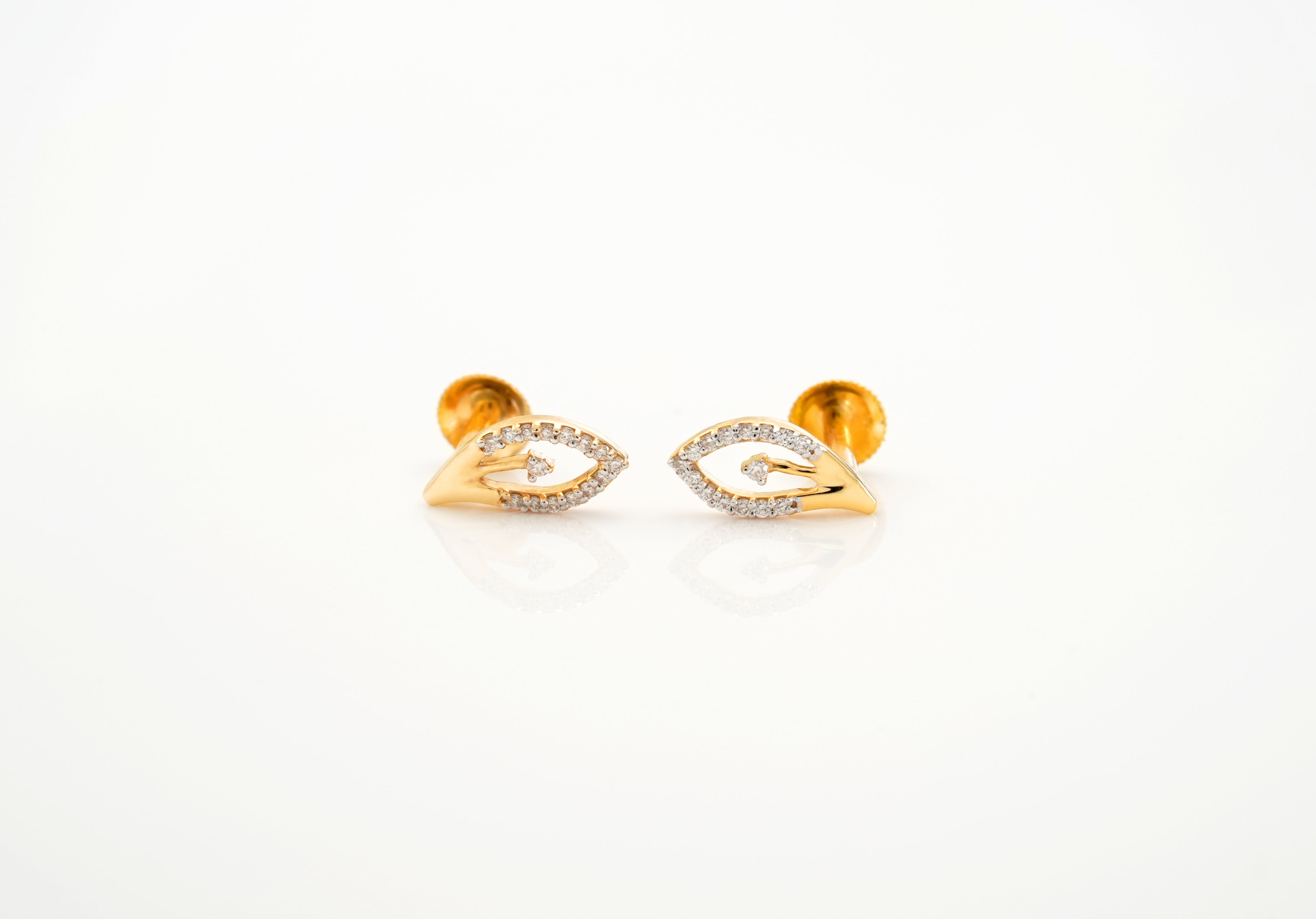Diamond Leafall Earring - STDD310