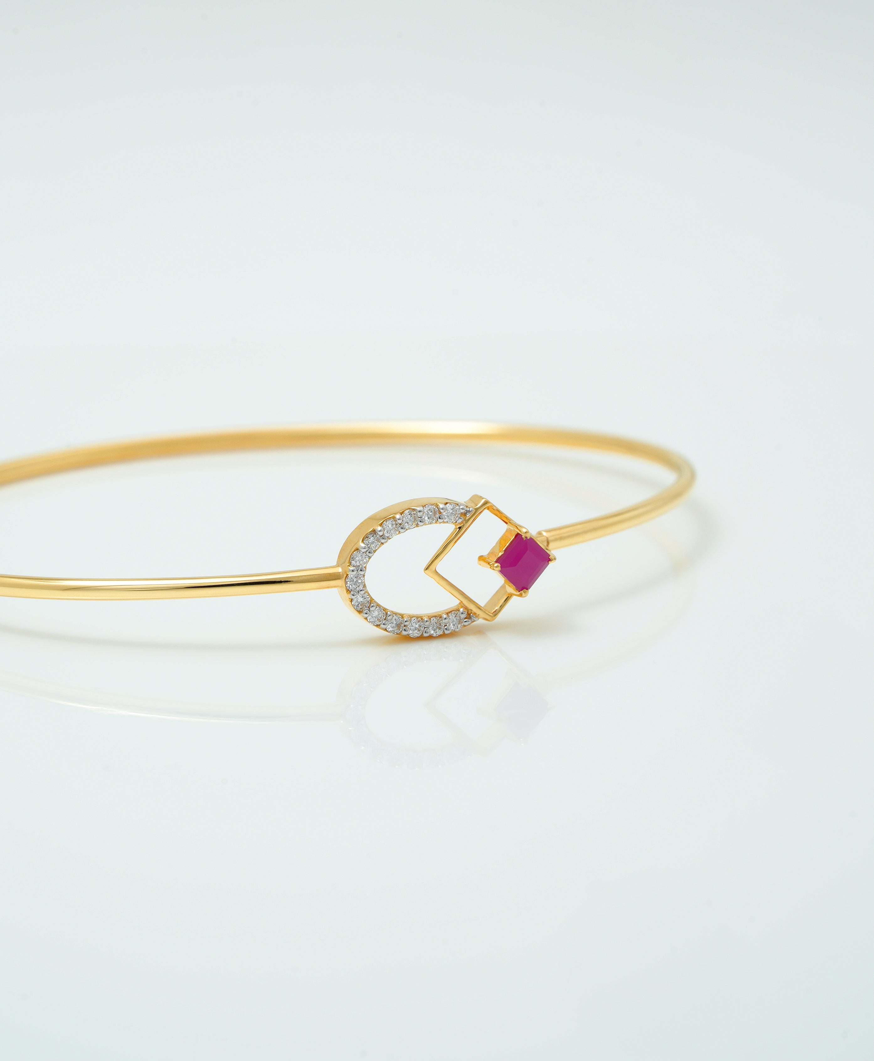 Scarlet Spark Orbit Bangle -CPBD63