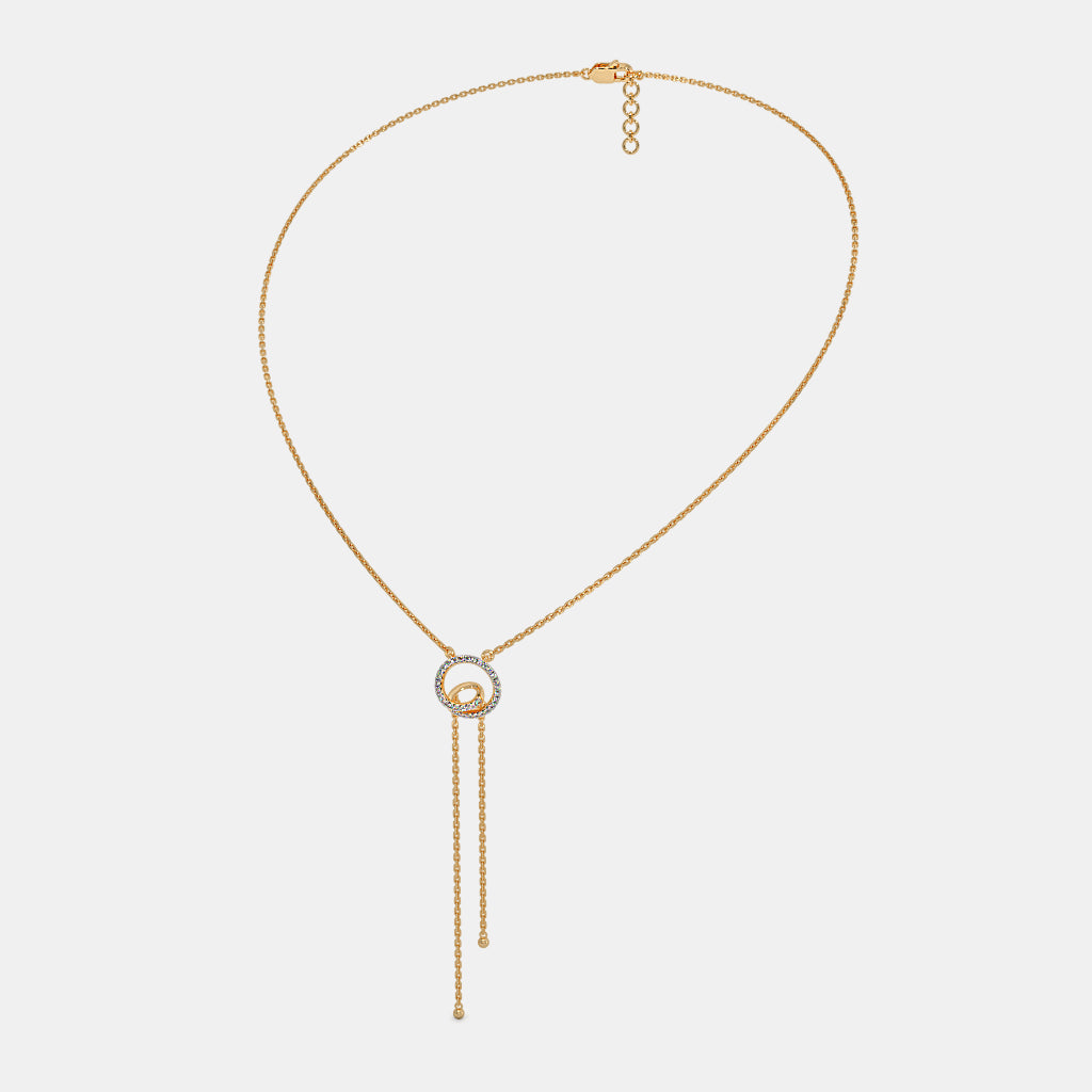 Circles Long Necklace  -NCD