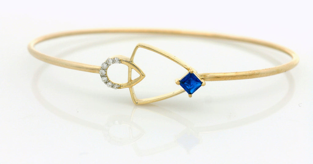 Diamond Royale Curve Bangle  - CPBD55R