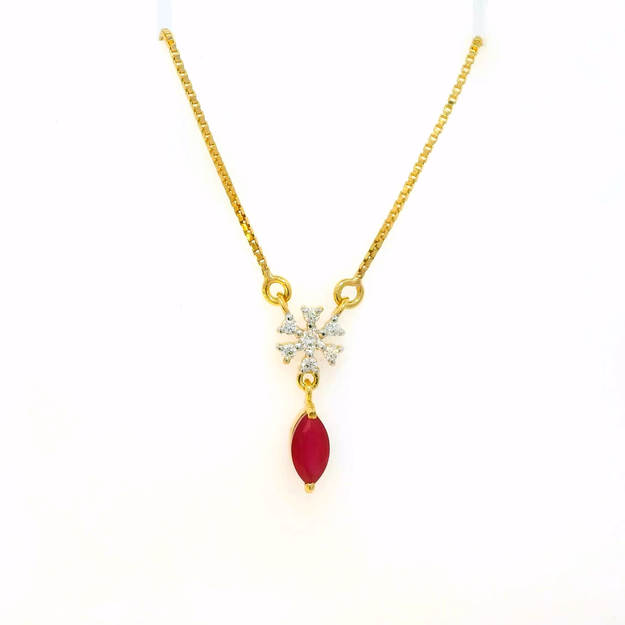 Ruby Blossom Drop  -CPDH69R