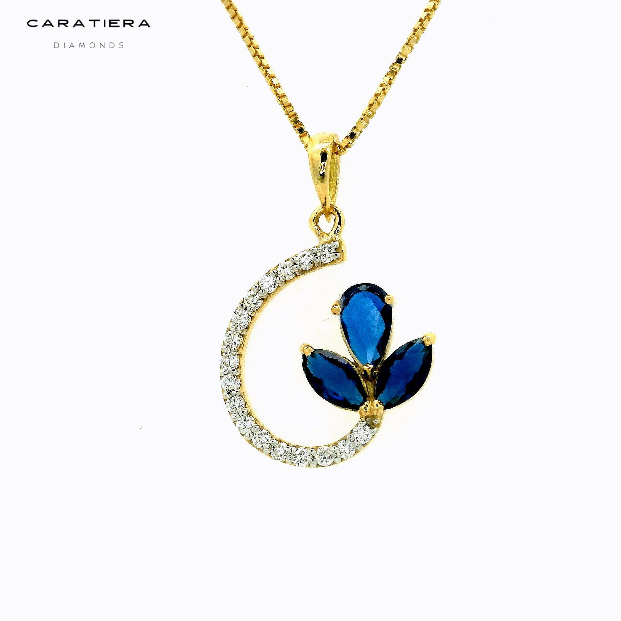 Azure Arc Elegance Pendant -CPN54B