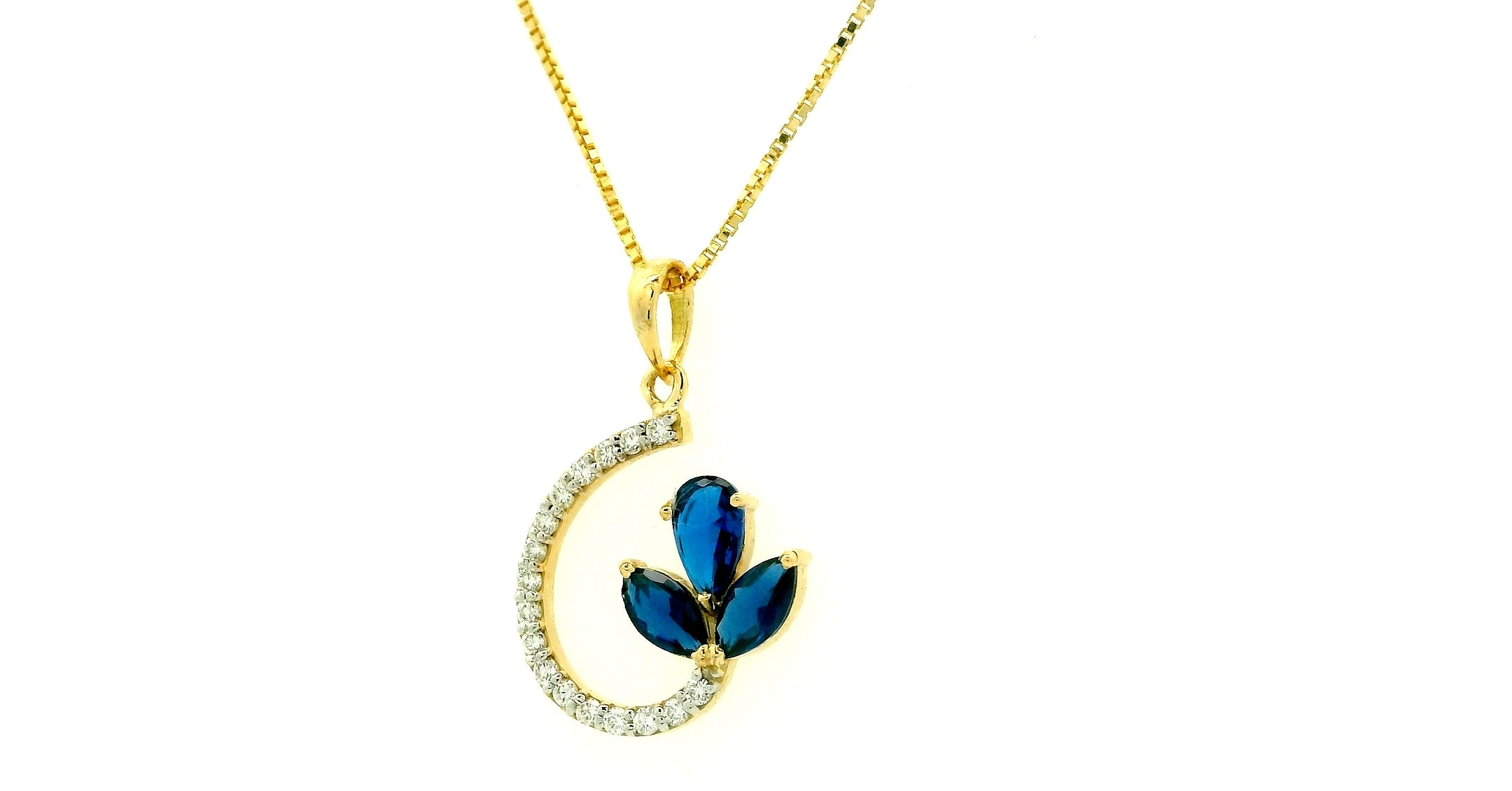 Azure Arc Elegance Pendant -CPN54B