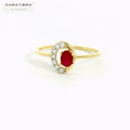 The Ruby Eclipse Ring  - CRG102