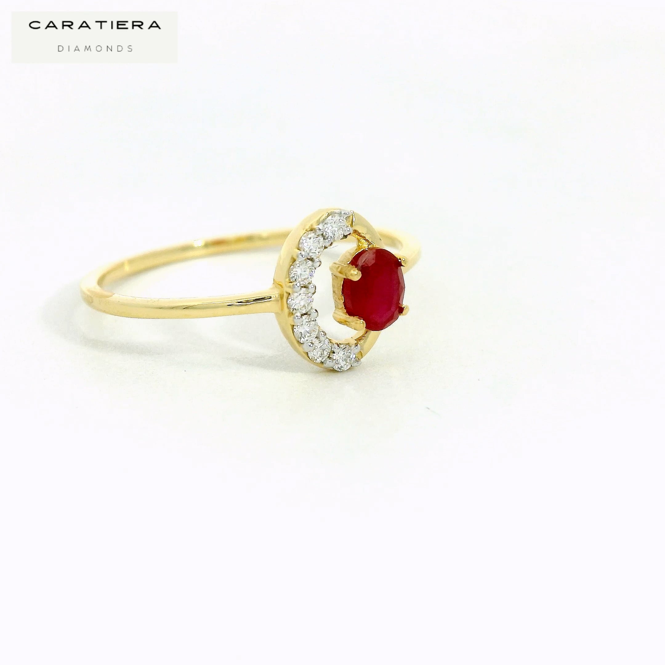 The Ruby Eclipse Ring  - CRG102