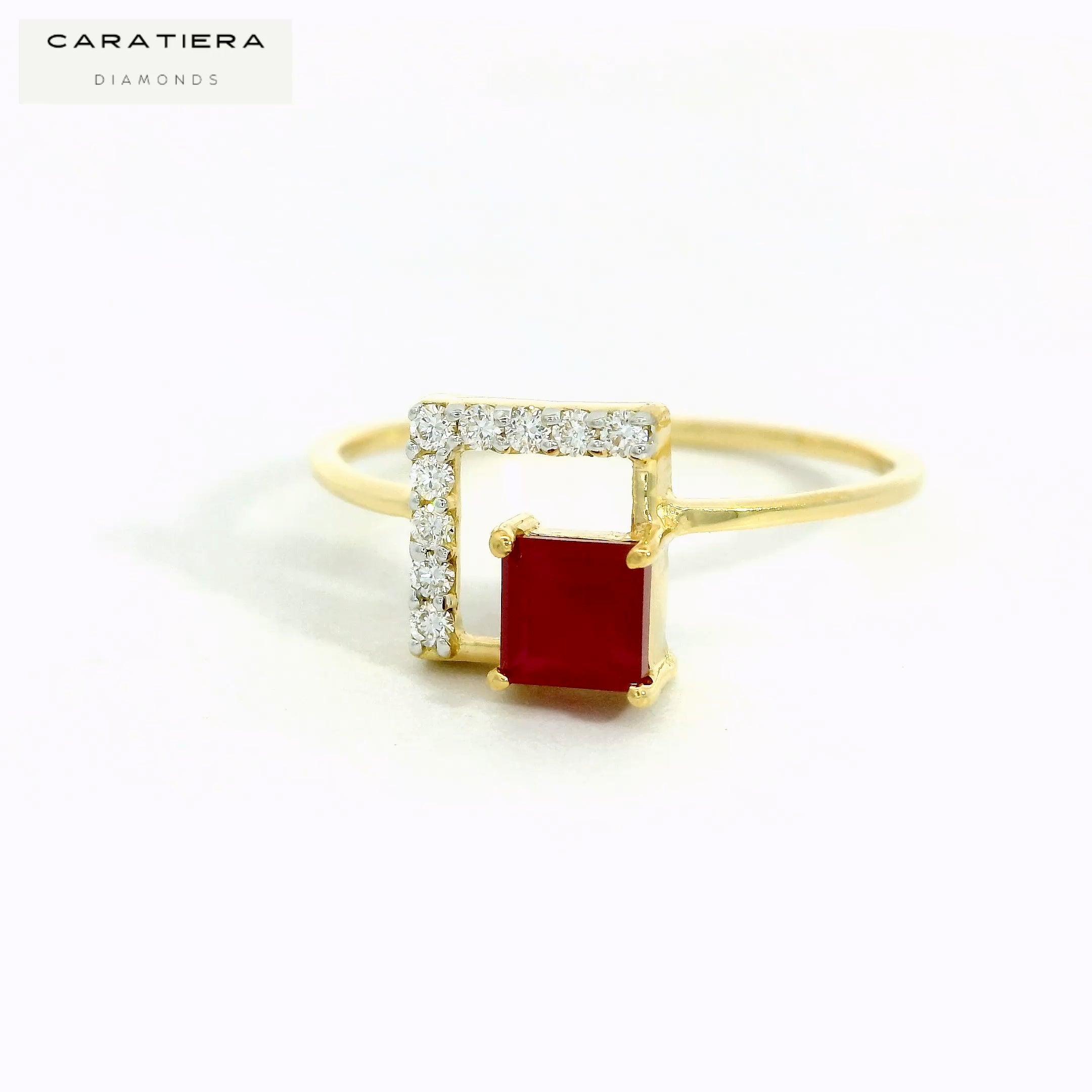 RUBY RADIANCE  TRAME RING  -CRG106