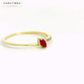 Ruby Drift Elegance  Ring   -CRG107R