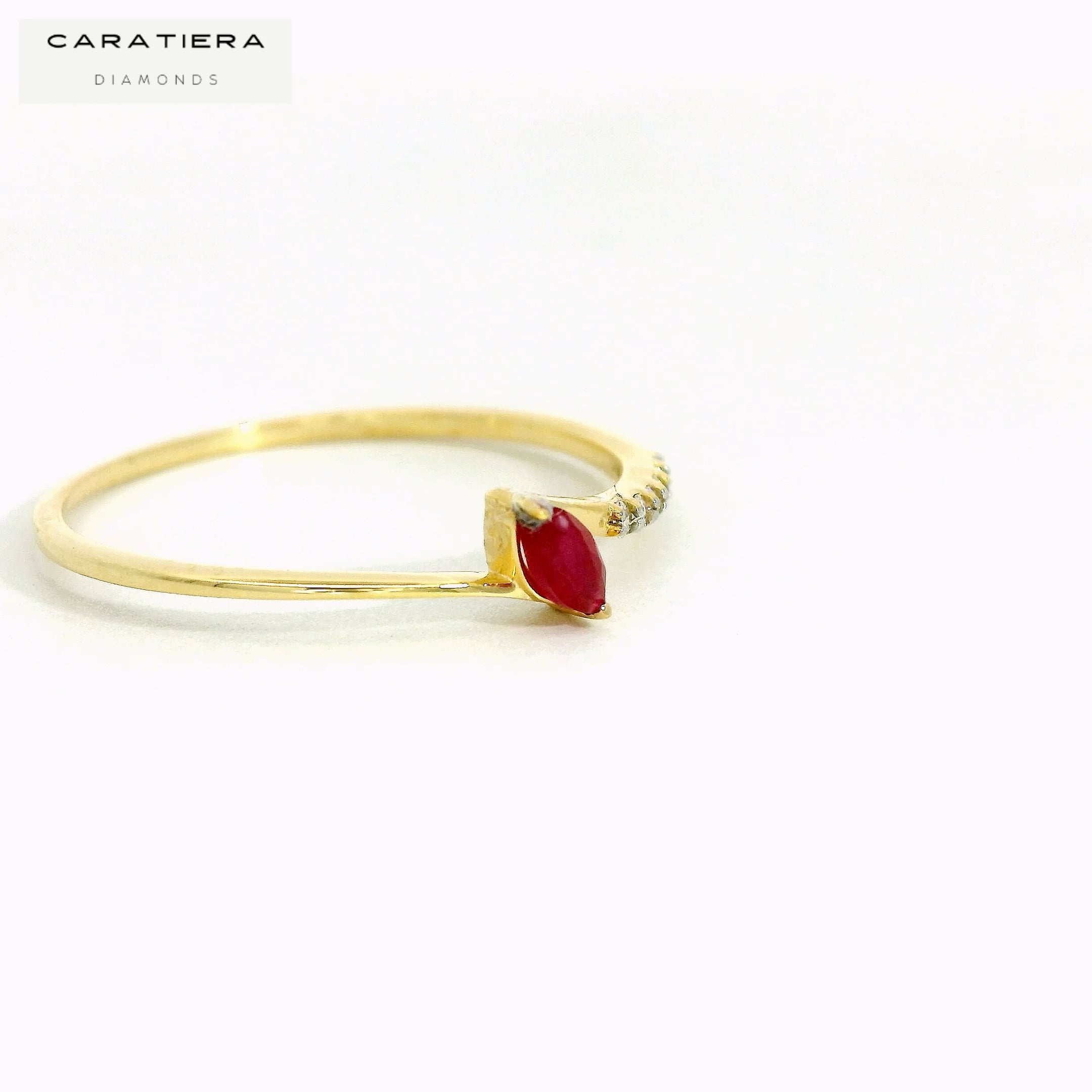 Ruby Drift Elegance  Ring   -CRG107R