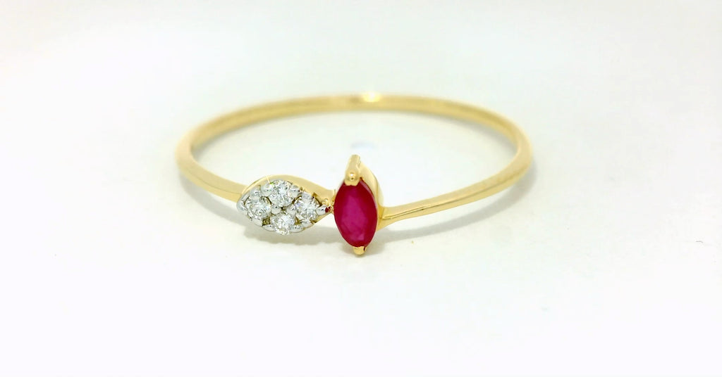 The Crimson Petal Ring  -  CRG110R