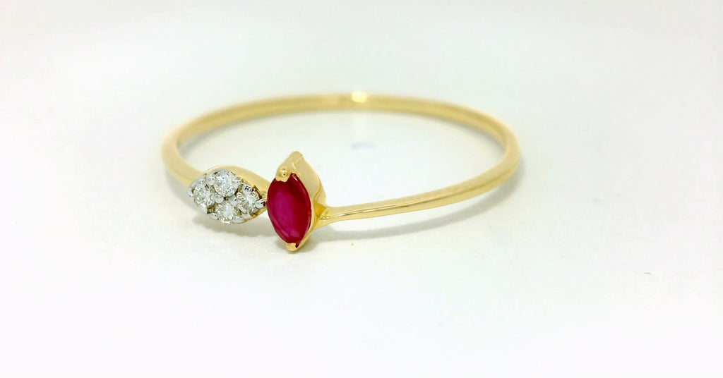 The Crimson Petal Ring  -  CRG110R