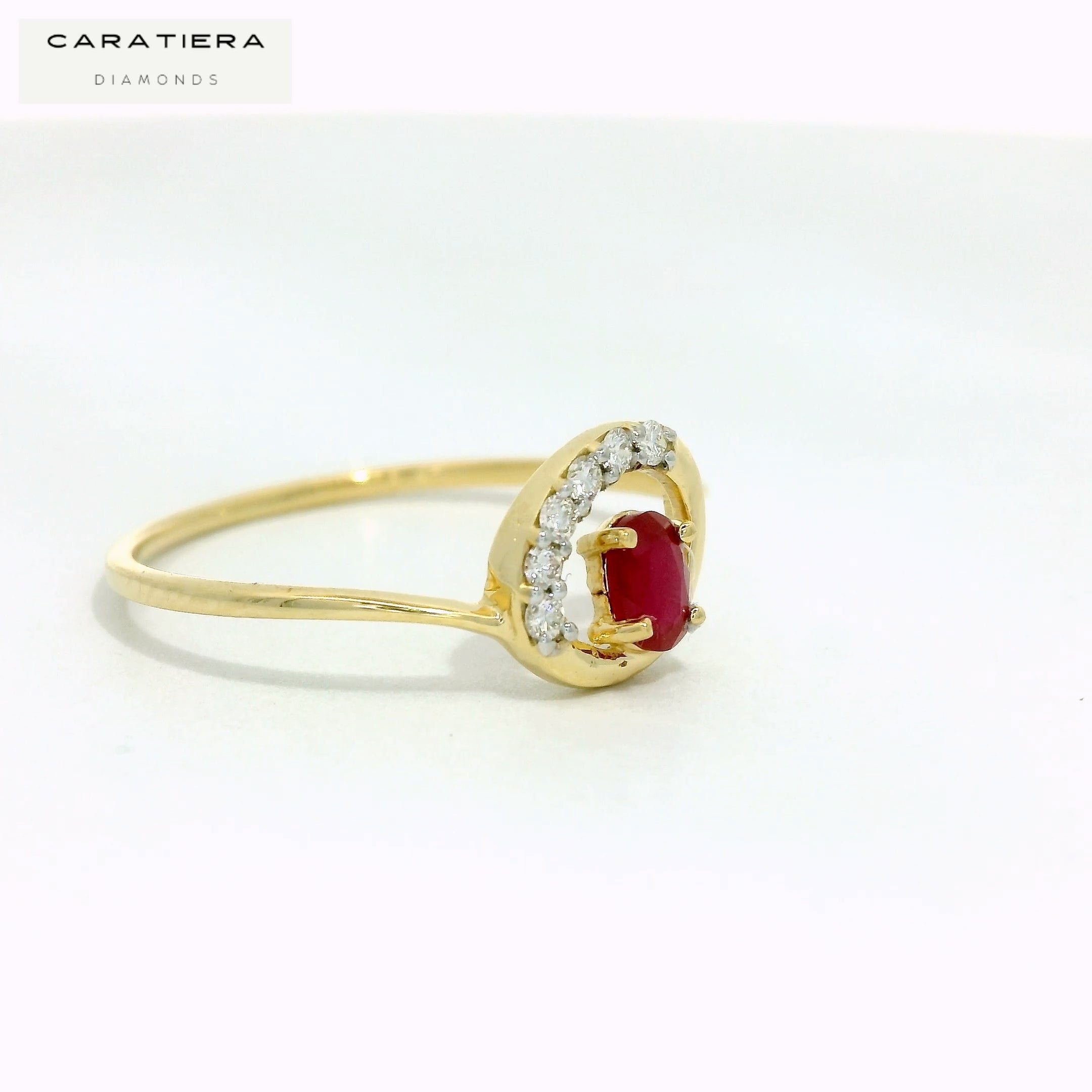 The scarlet petal ring   -CRG117