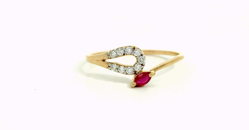 Ruby Infinity Shine  Ring  -RGD150R
