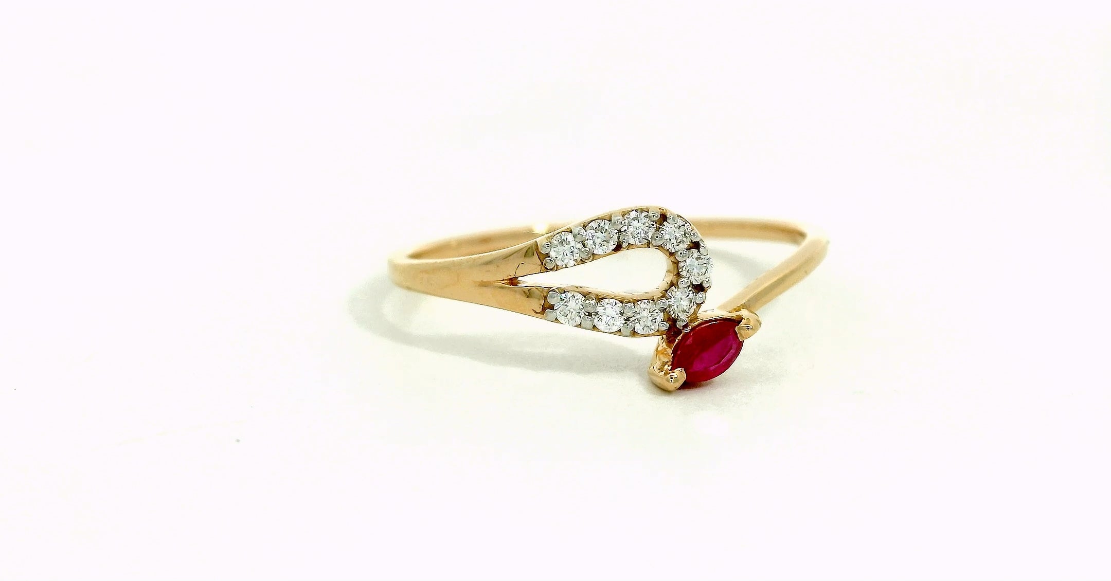 Ruby Infinity Shine  Ring  -RGD150R