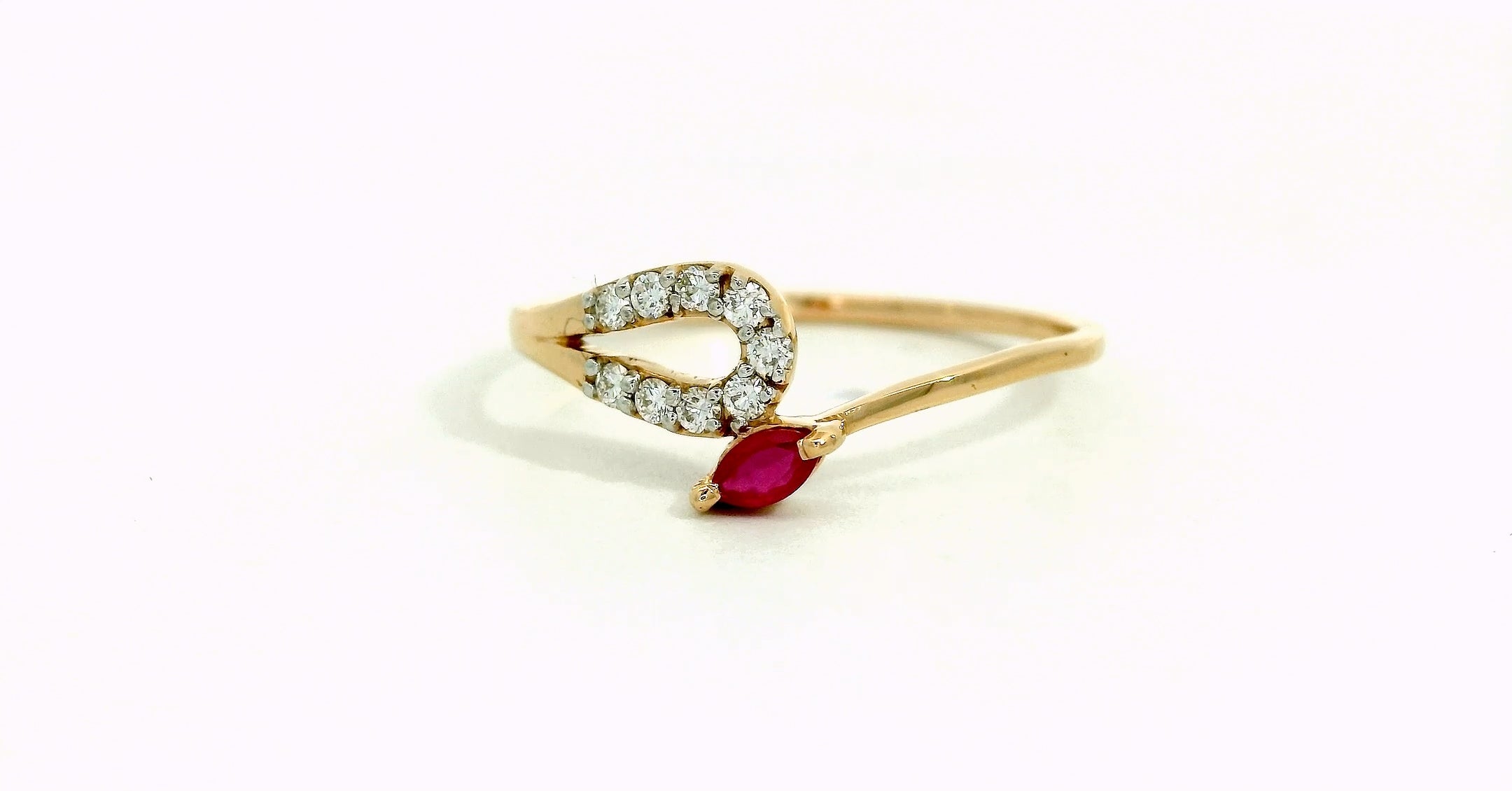 Ruby Infinity Shine  Ring  -RGD150R