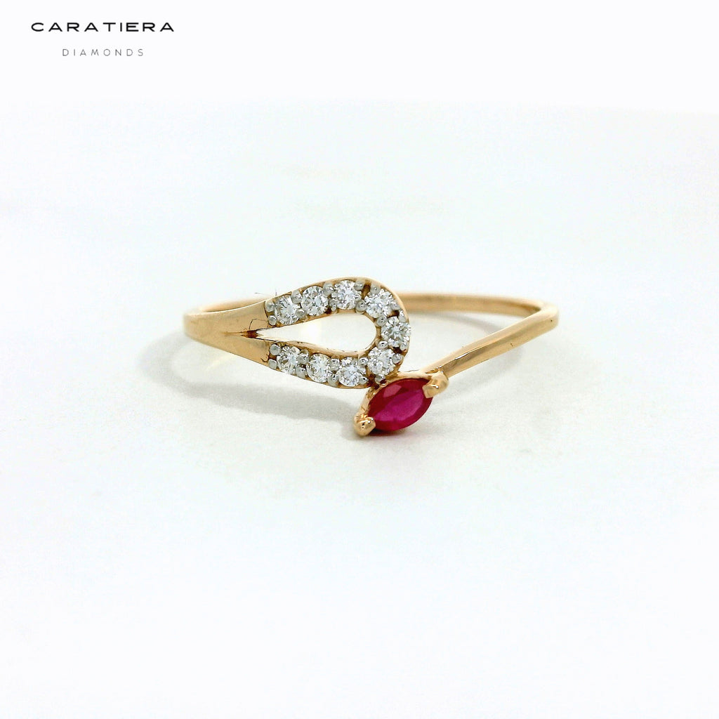 Ruby Infinity Shine  Ring  -RGD150R