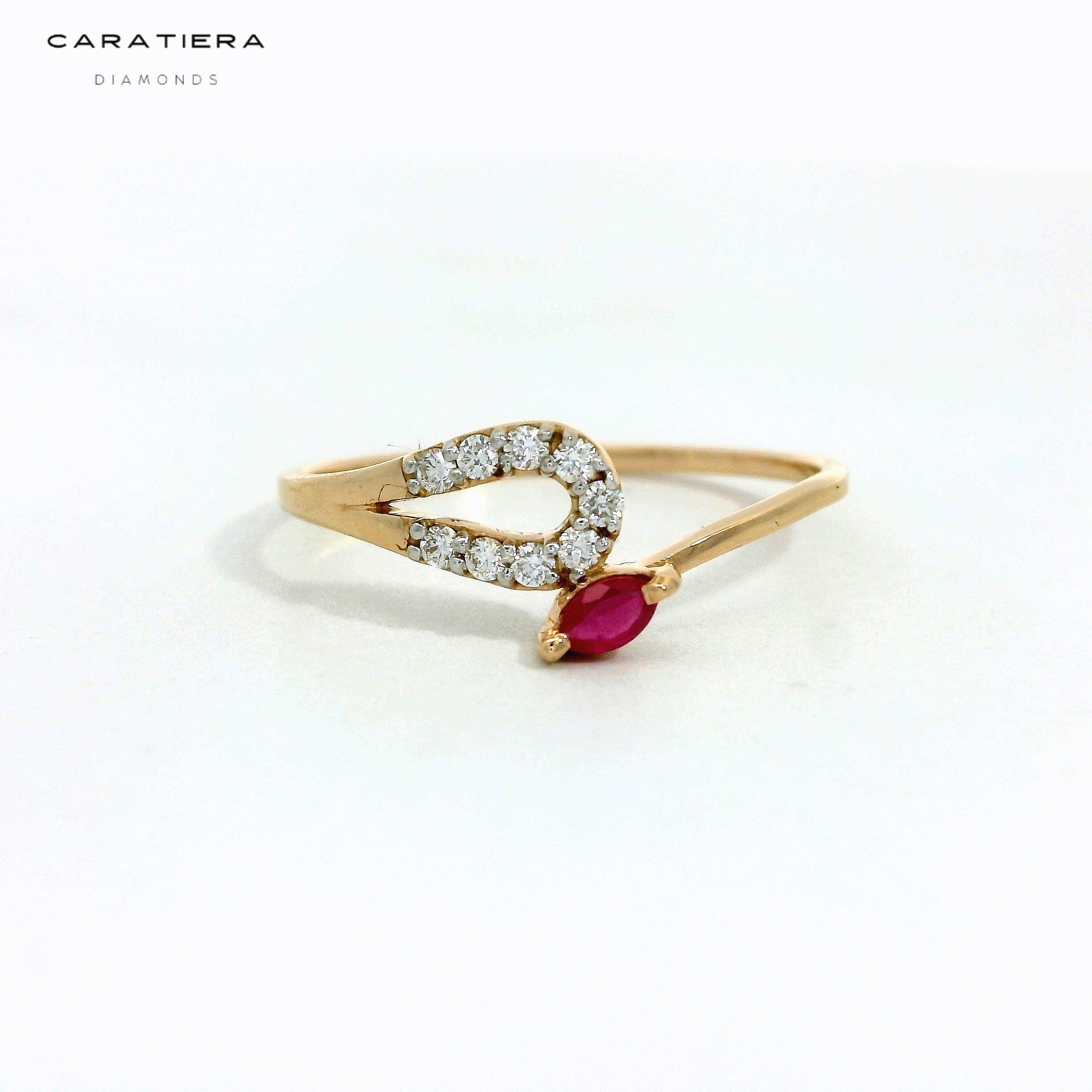 Ruby Infinity Shine  Ring  -RGD150R