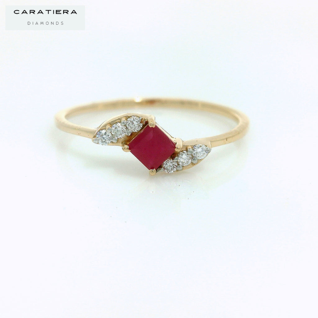 Ruby Crown Glow Ring  - CRG64R