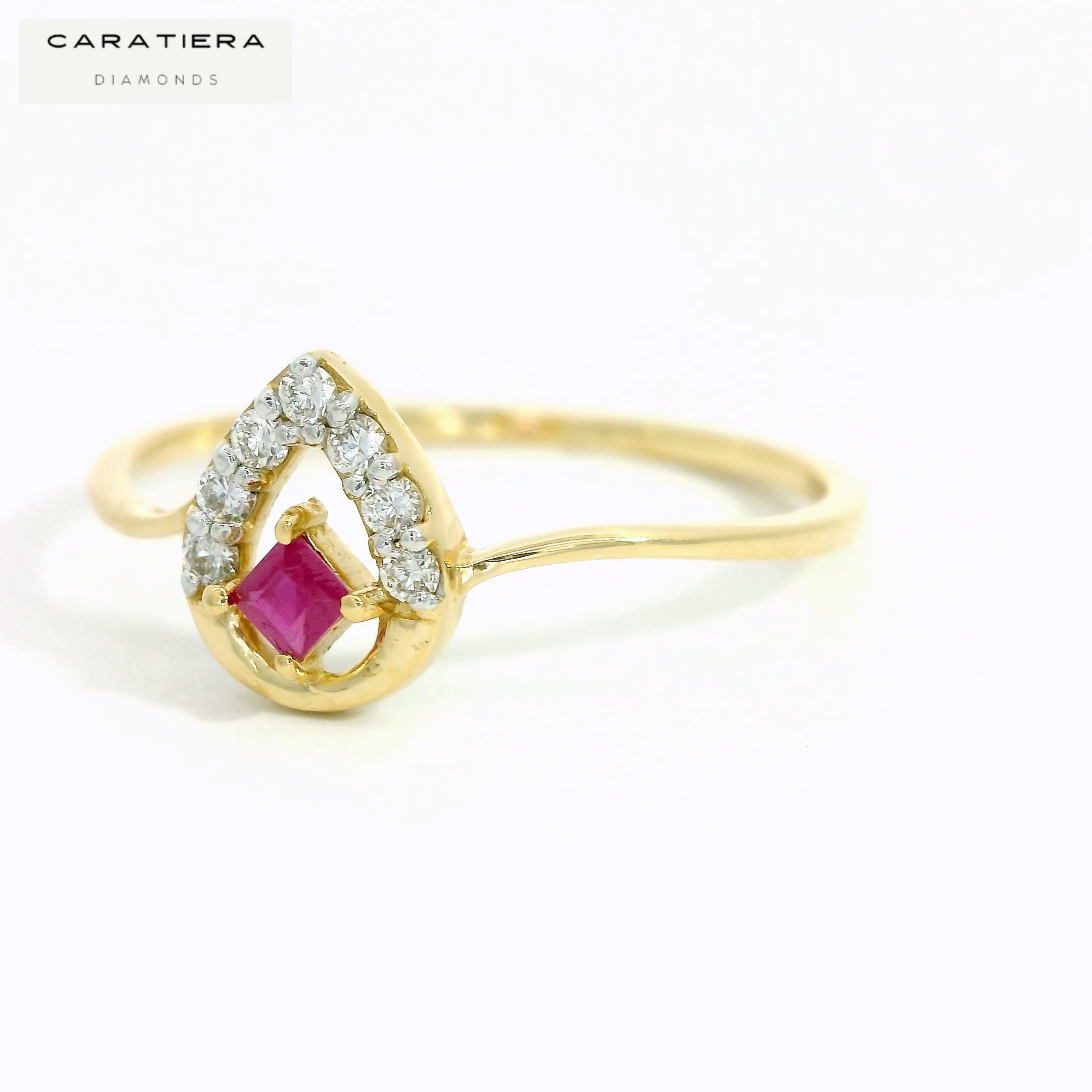 Divine Ruby Glow Ring -CRG79