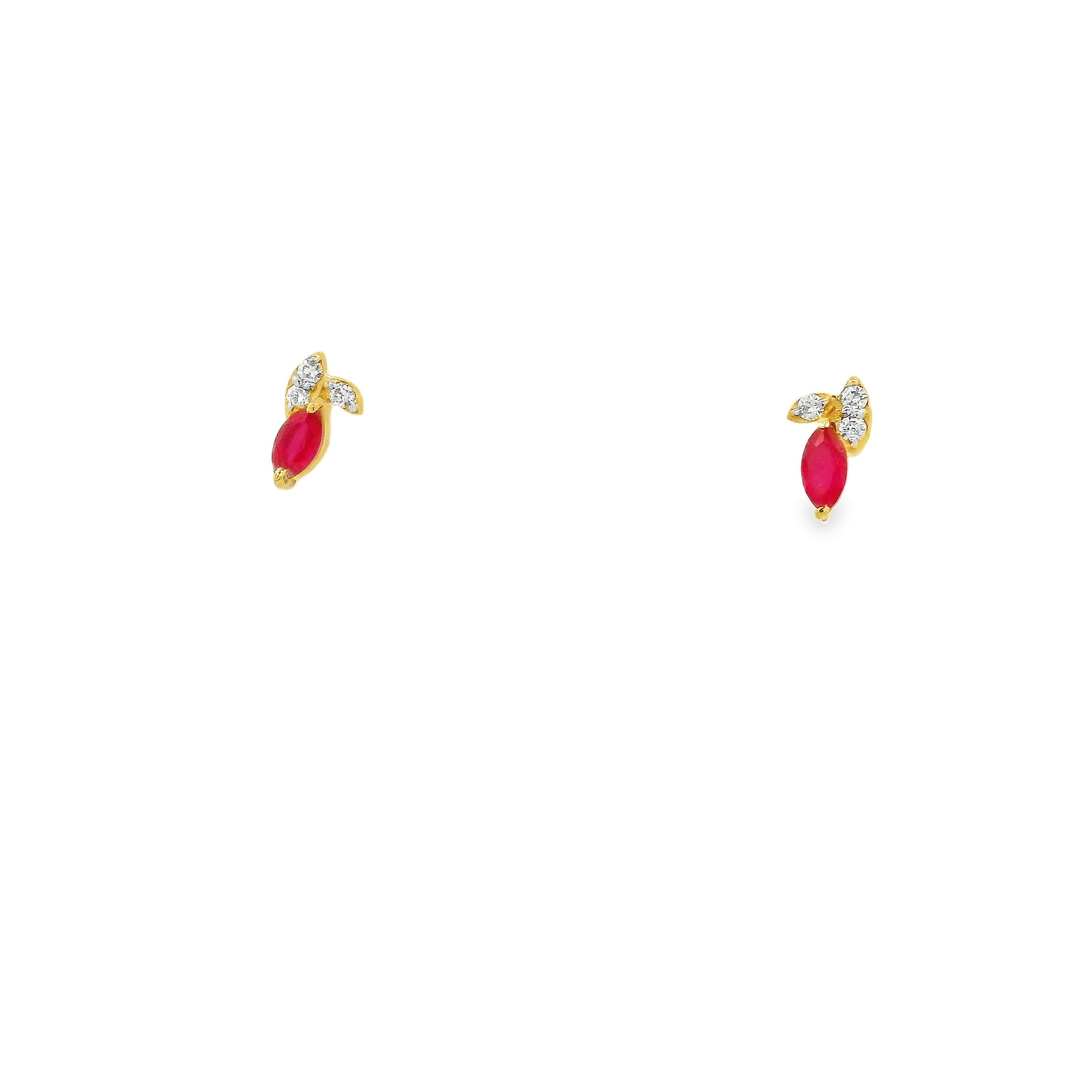 Radiant Flora Drops Stud   -CSTD108R