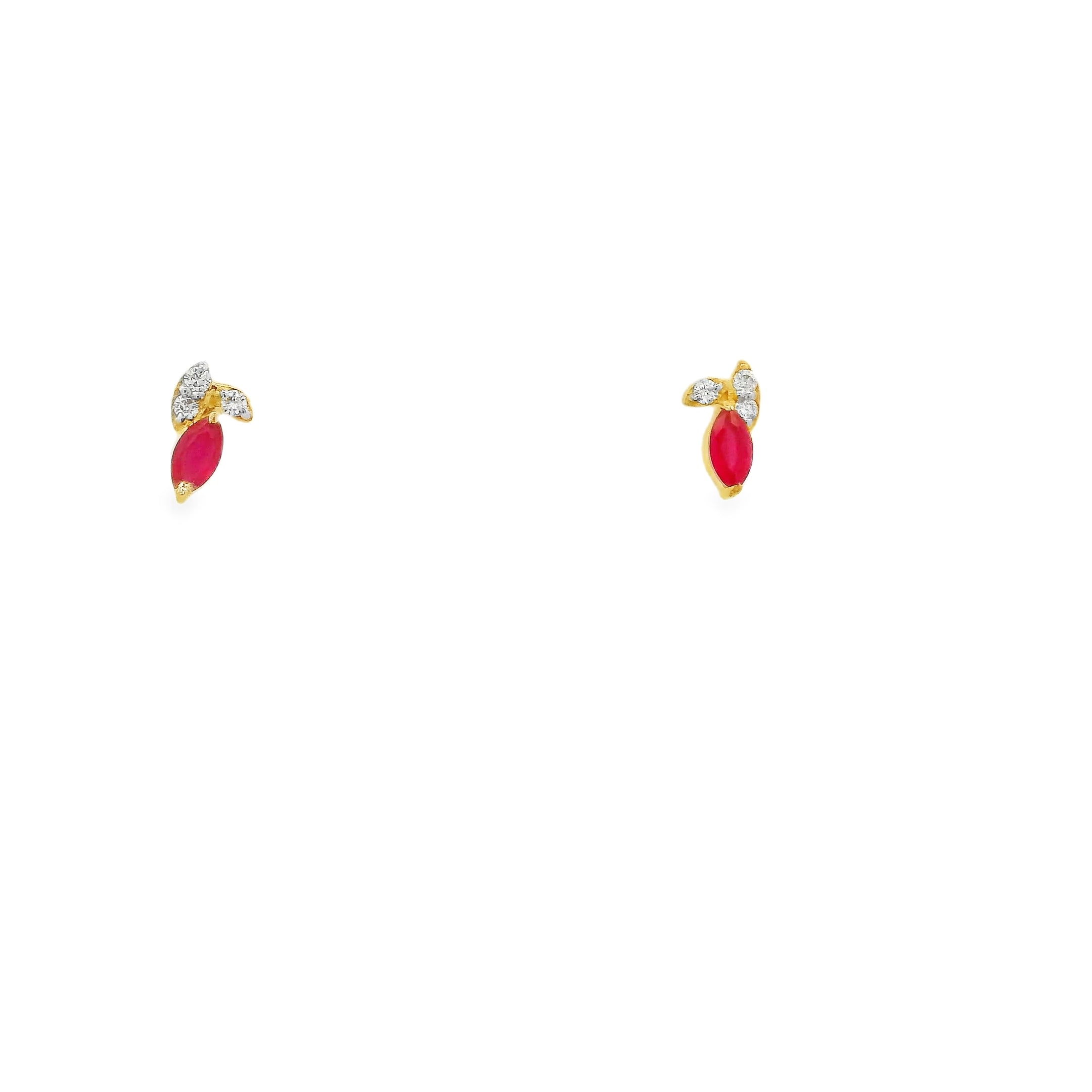 Radiant Flora Drops Stud   -CSTD108R