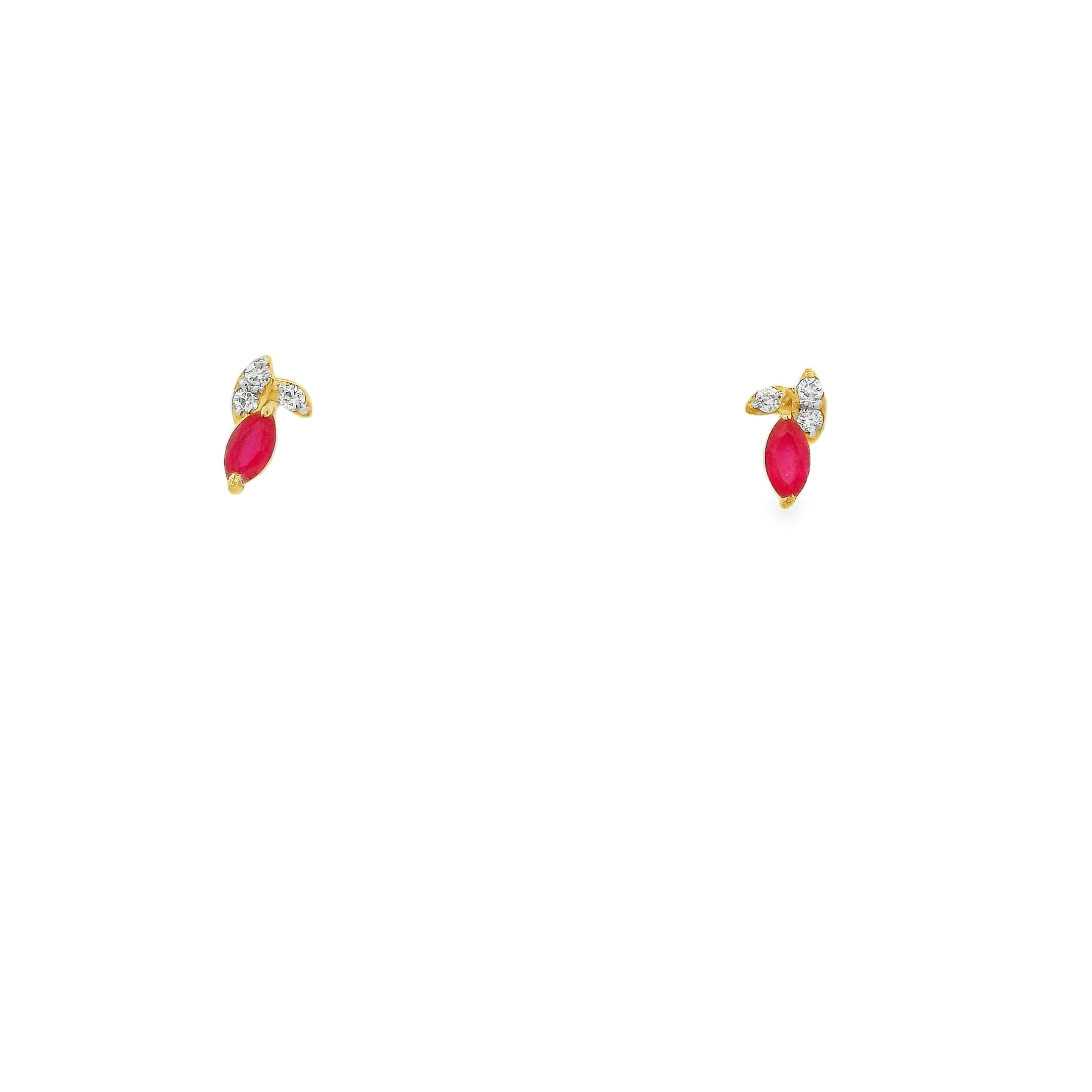 Radiant Flora Drops Stud   -CSTD108R
