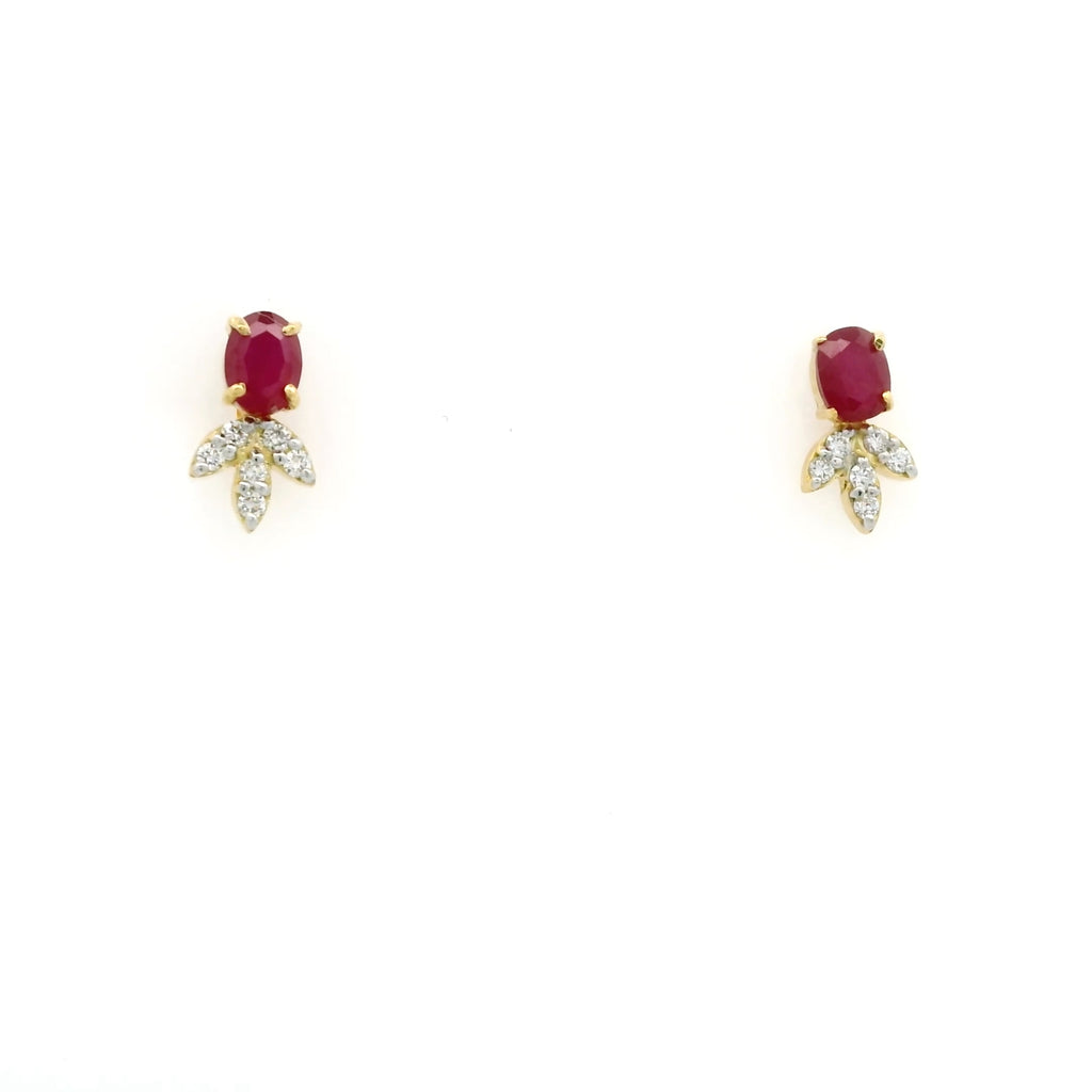 The Crimson Bloom Stud - CSTD14R