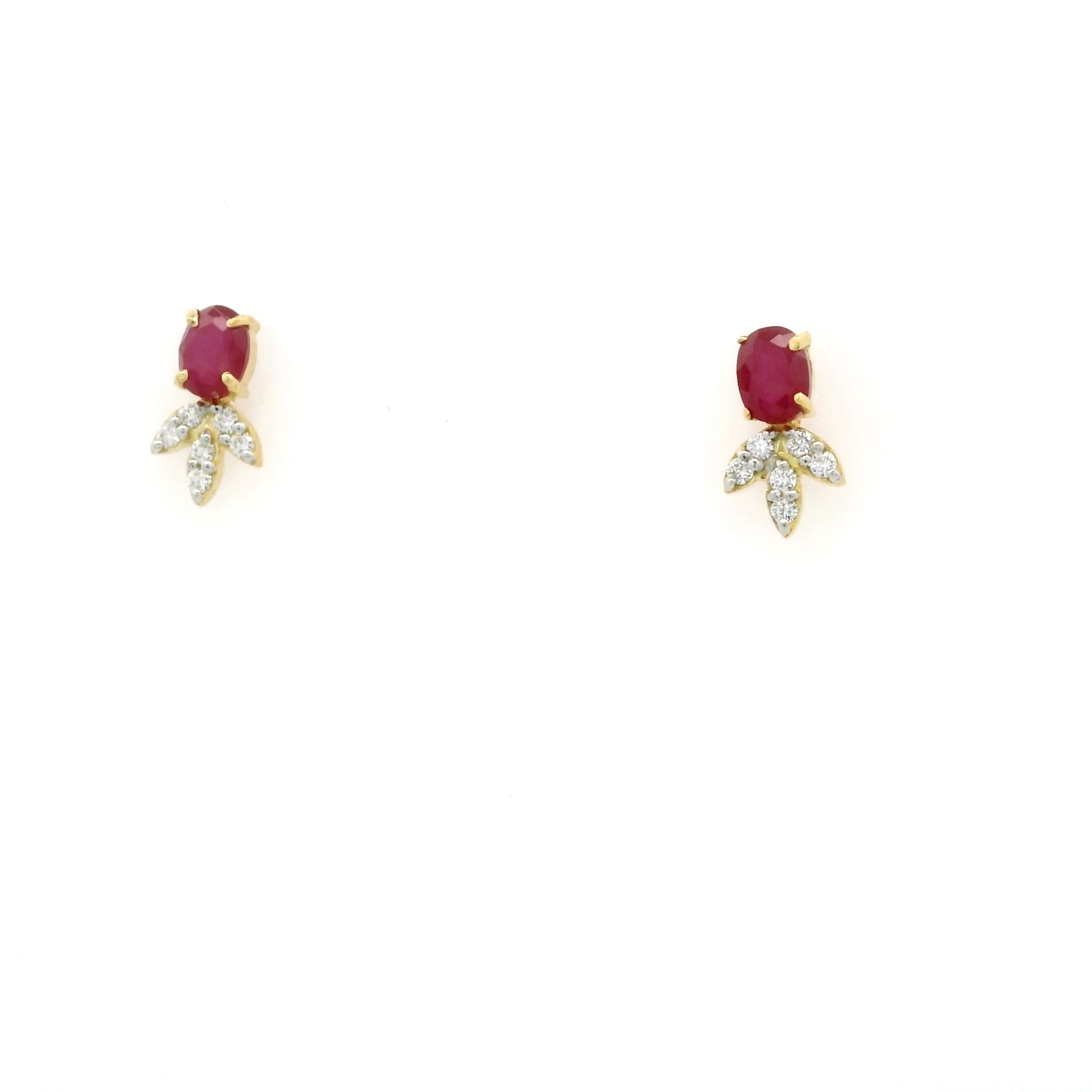 The Crimson Bloom Stud - CSTD14R