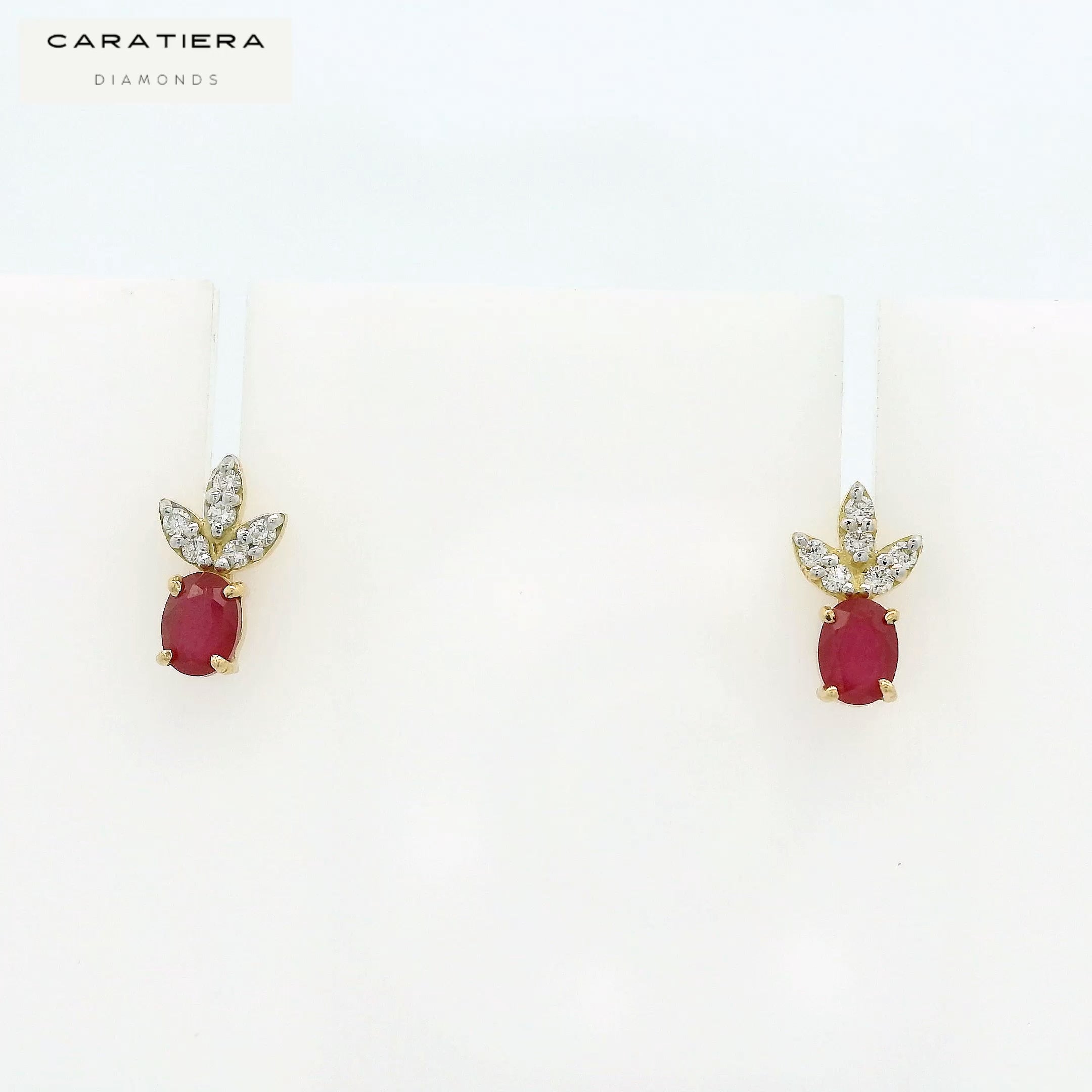 The Crimson Bloom Stud - CSTD14R