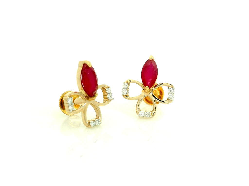 Nakshatra Ruby Studs - CSTD22R