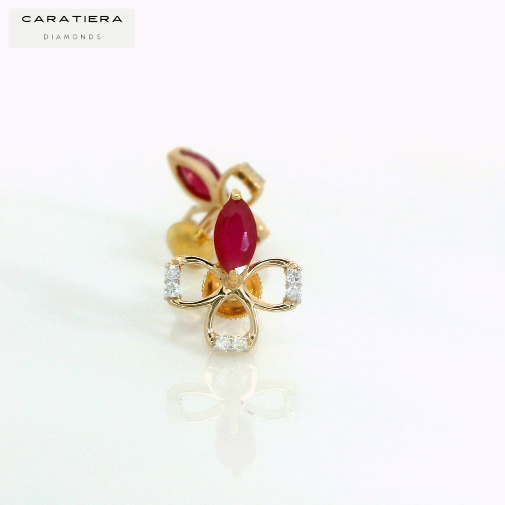 Nakshatra Ruby Studs - CSTD22R