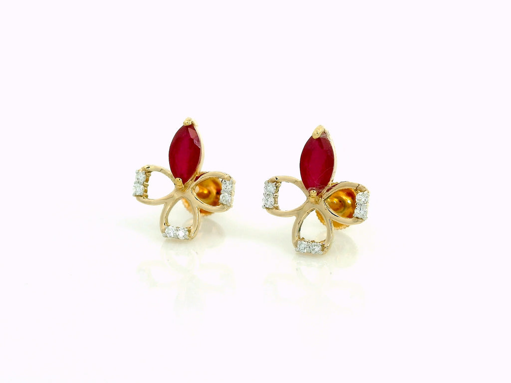 Nakshatra Ruby Studs - CSTD22R