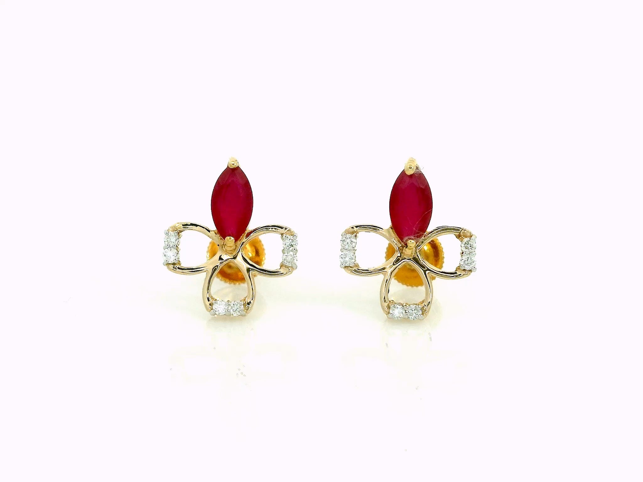 Nakshatra Ruby Studs - CSTD22R