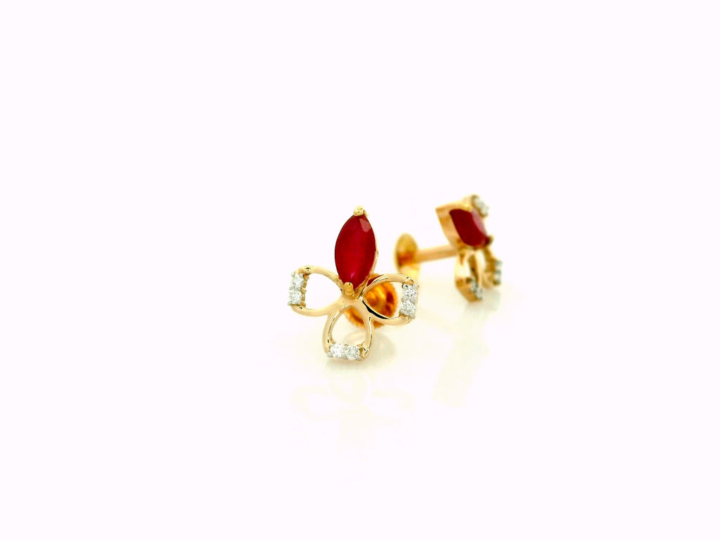 Nakshatra Ruby Studs - CSTD22R