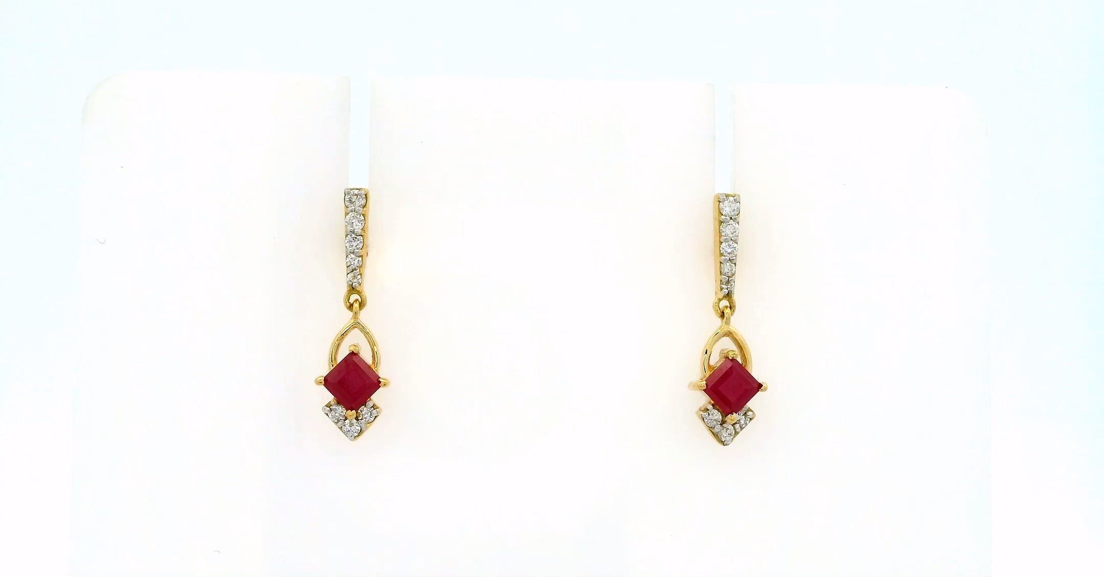 Royal Ruby Earrings   - CSTD90R