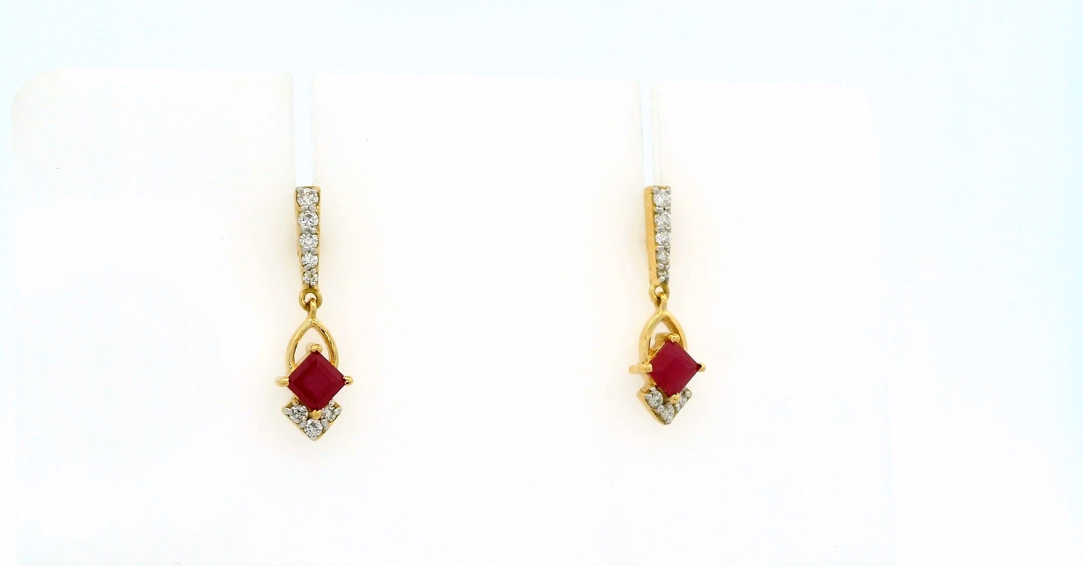 Royal Ruby Earrings   - CSTD90R