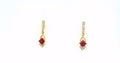 Royal Ruby Earrings   - CSTD90R