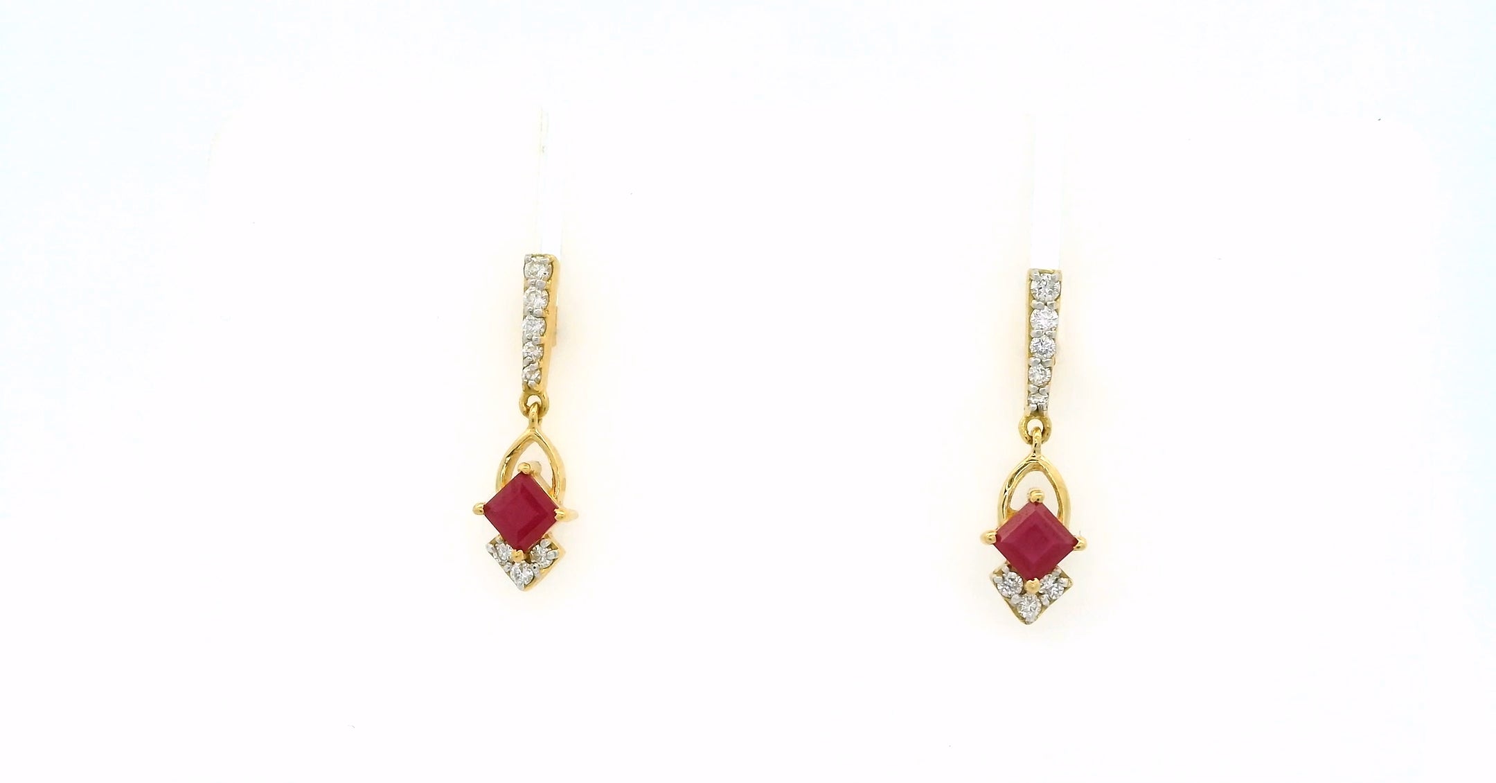 Royal Ruby Earrings   - CSTD90R