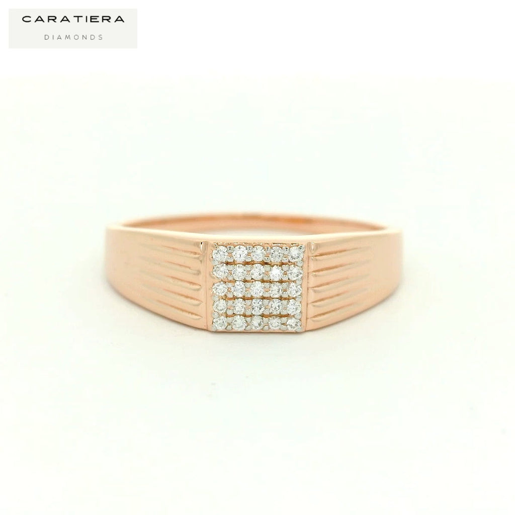 The Rose-Pavé Executive  Ring  - GRD7