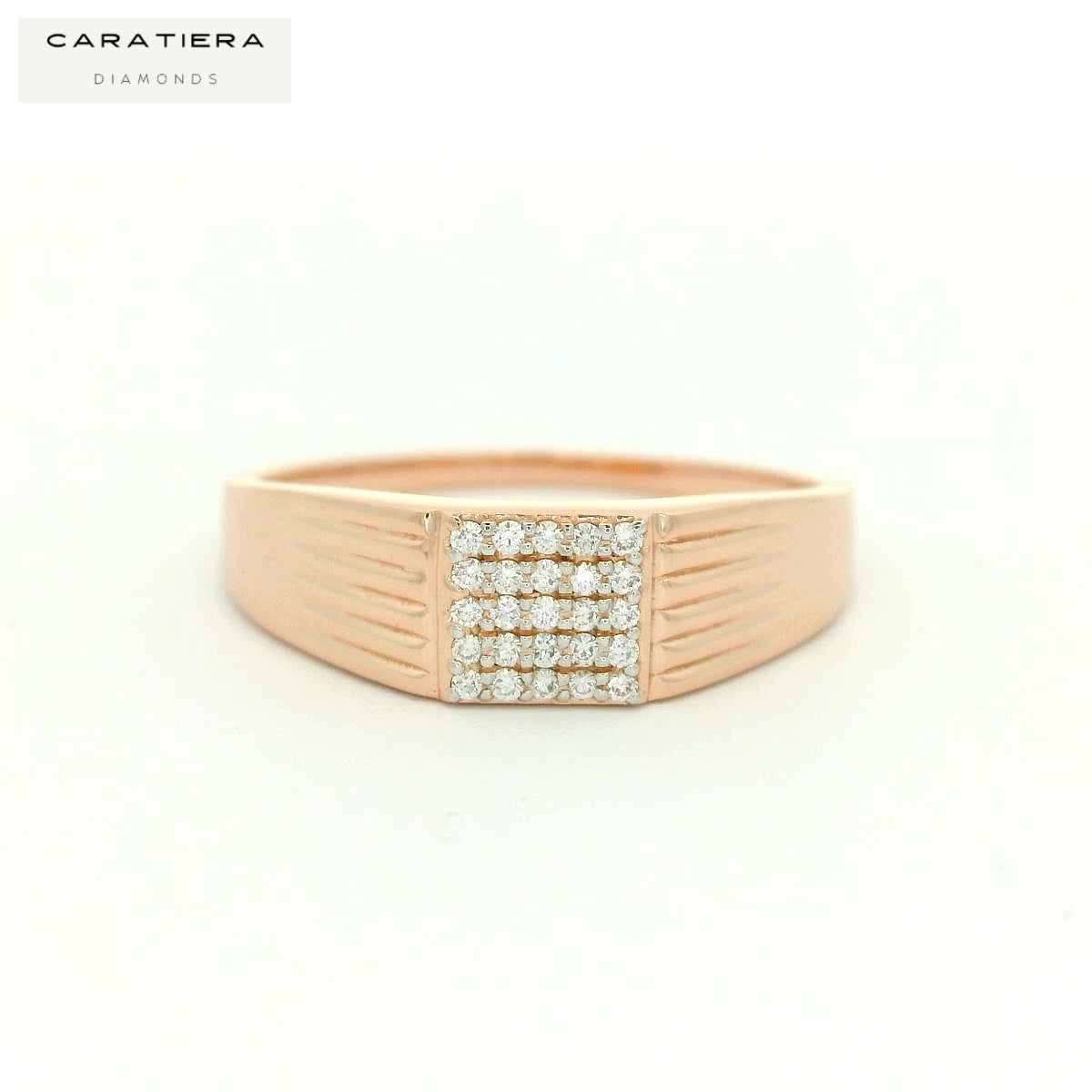 The Rose-Pavé Executive  Ring  - GRD7