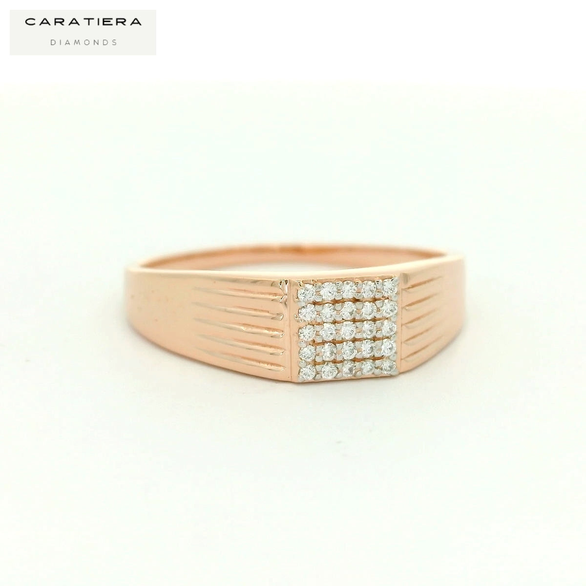 The Rose-Pavé Executive  Ring  - GRD7