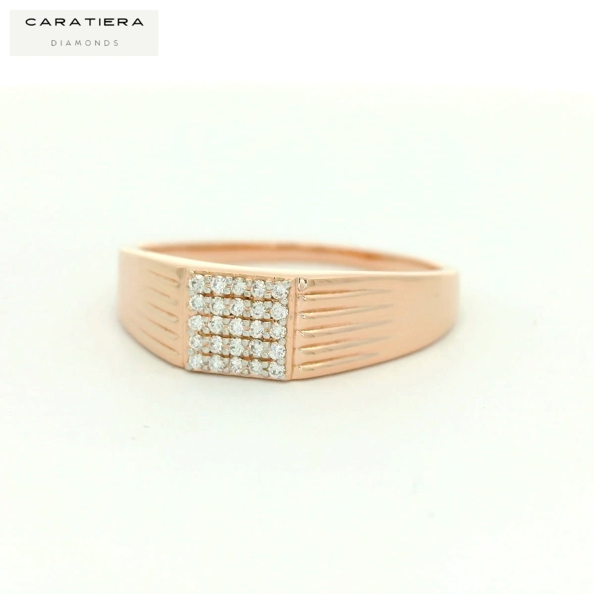 The Rose-Pavé Executive  Ring  - GRD7