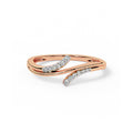 Elegant Rose Gold Diamond Ring -RGD