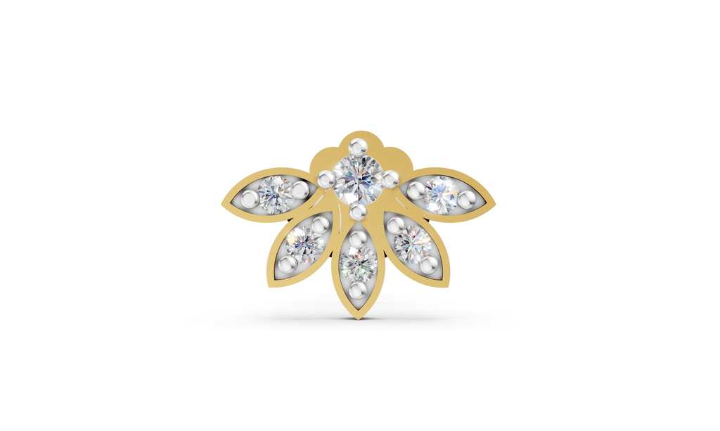 Blossom Five Nose pin -NPD7