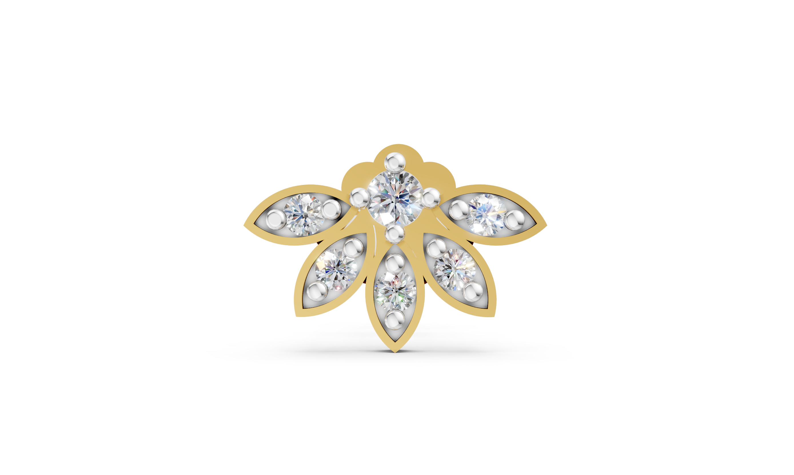 Blossom Five Nose pin -NPD7