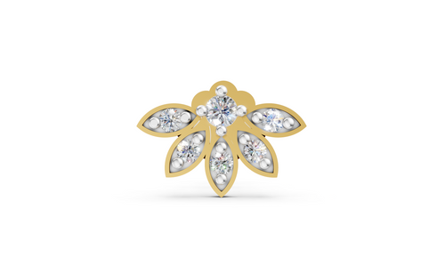 Blossom Five Nose pin -NPD7