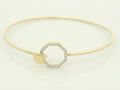 Golden Heart Prism  Bangle  - PBD12