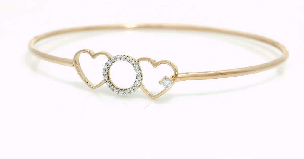Amora Halo Diamond Bangle  -PBD36