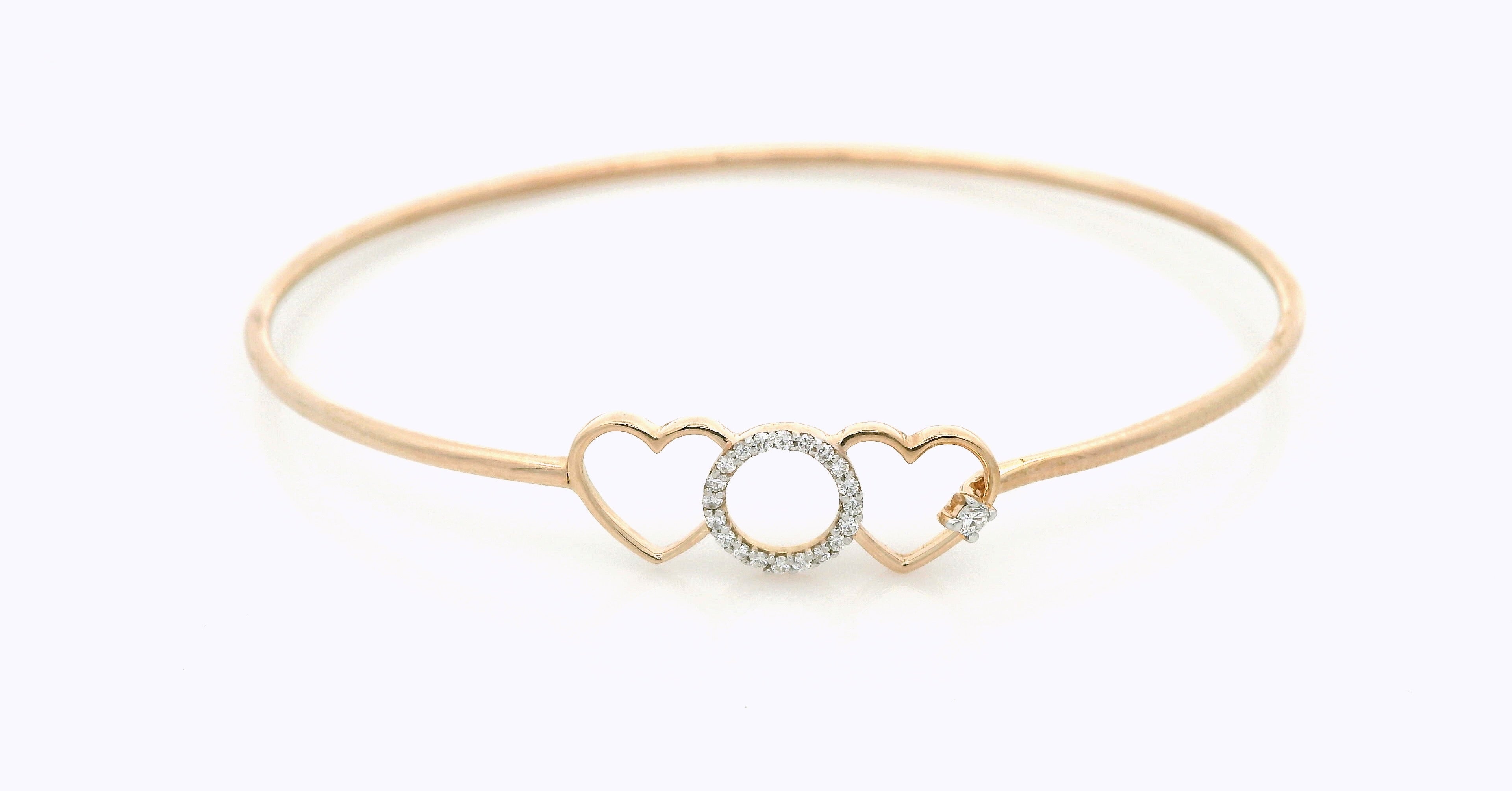 Amora Halo Diamond Bangle  -PBD36