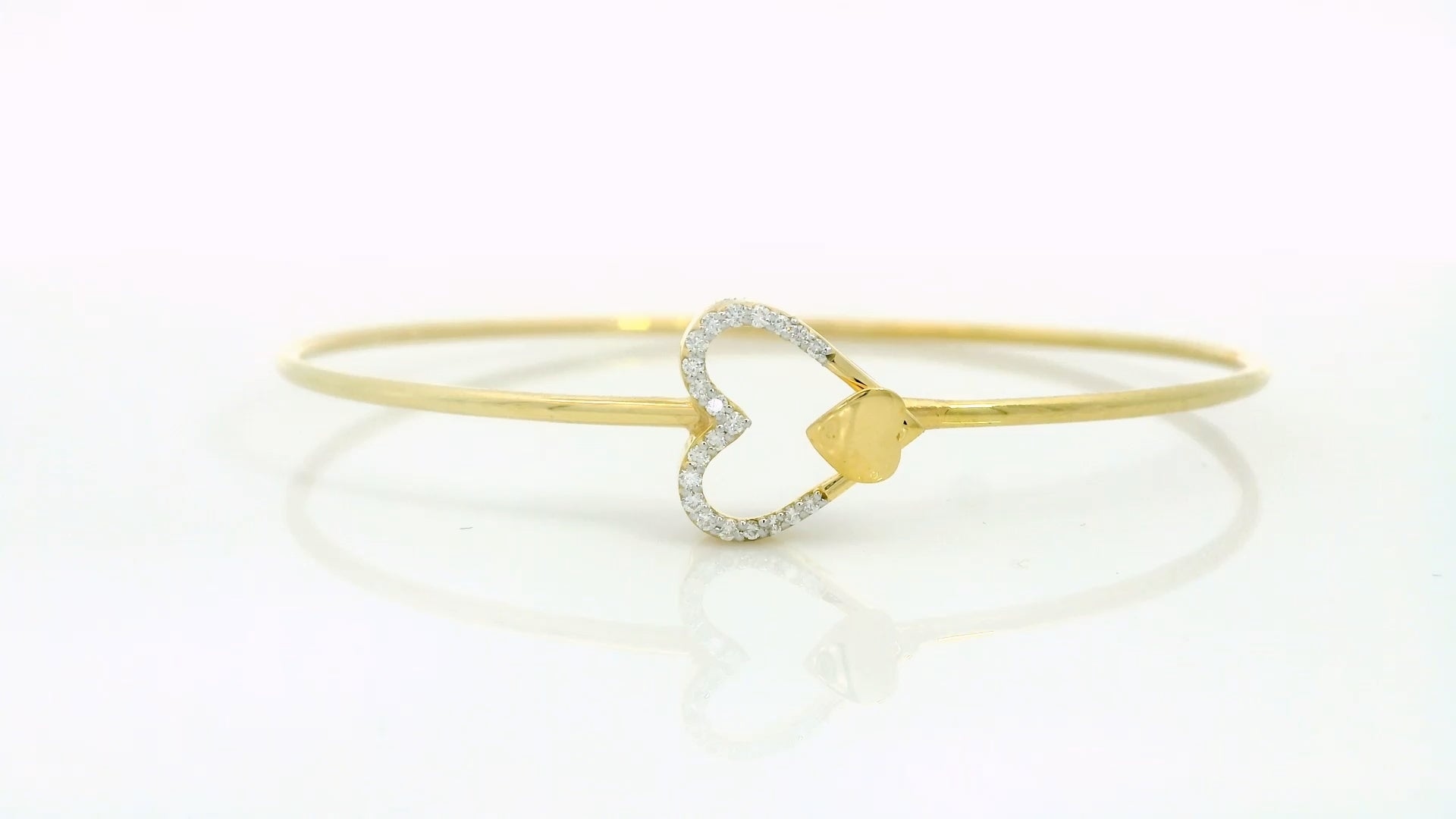 Eternal Heart Touch  Bangle  -PBD3