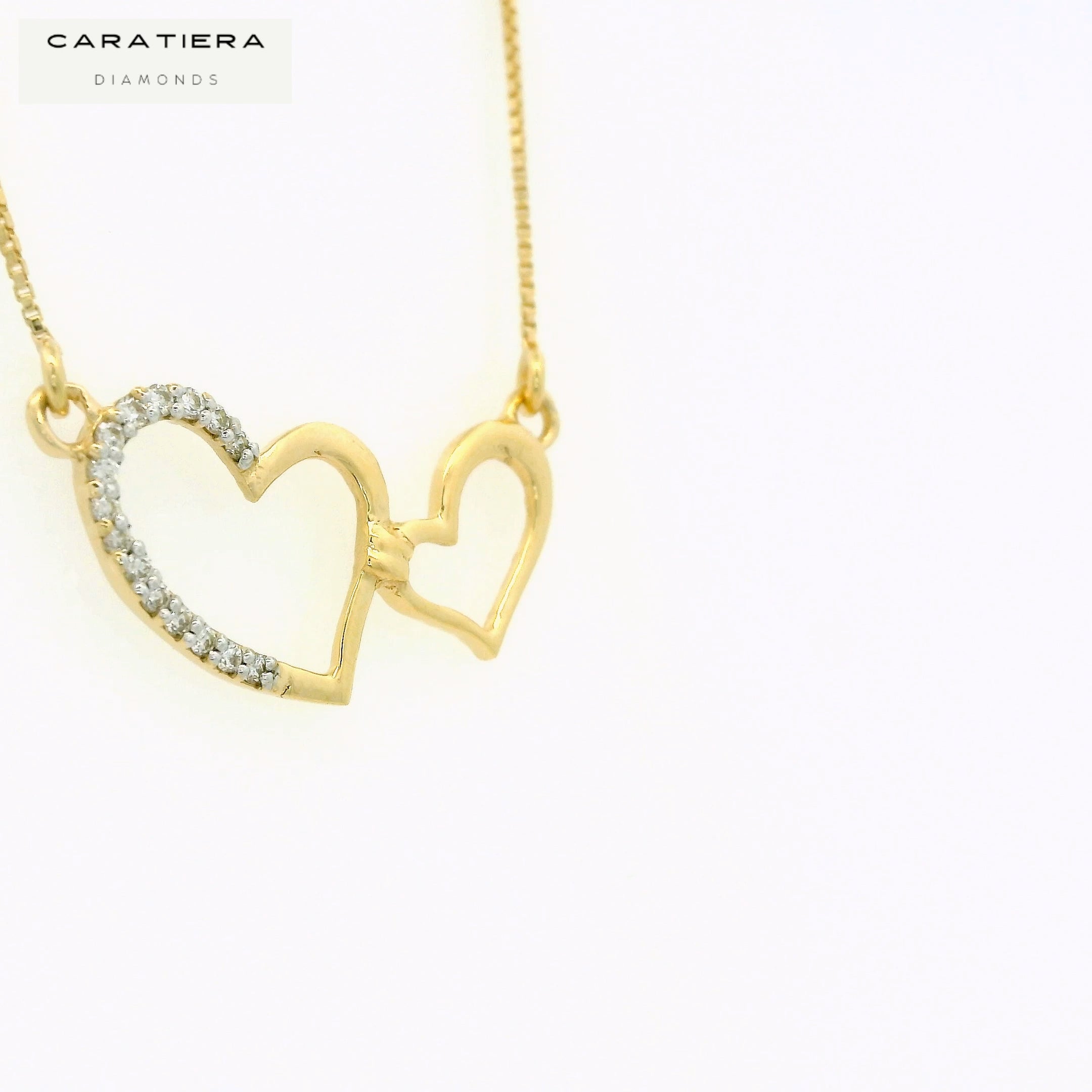 Shimmering Duo Pendant   -PDH154